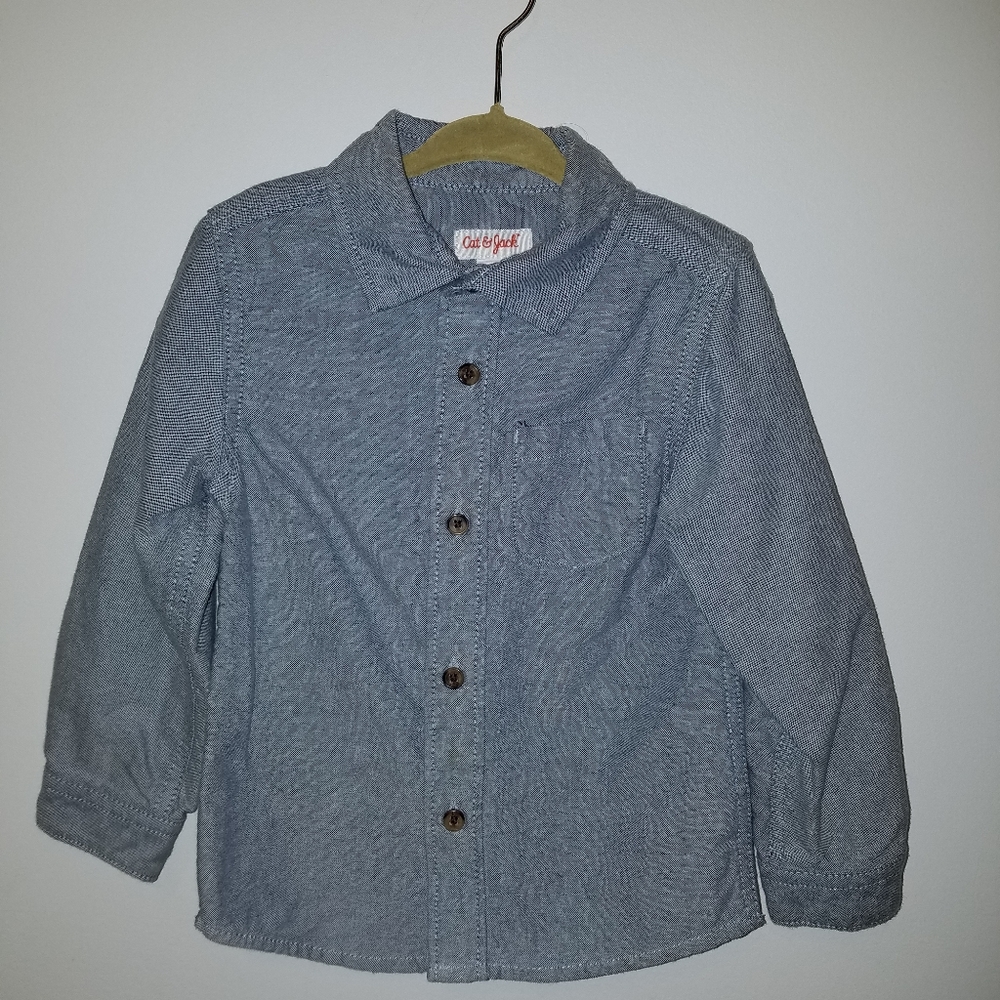 Cat&Jack denim shirt size 3t